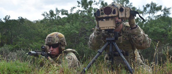 Soldiers with advanced EO/IR sensors
